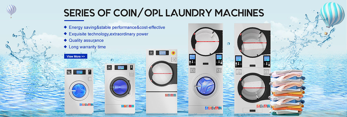 DLD Hot sale Industrial Laundry Equipments Self- Service Dryer Machine Coin Operated 1